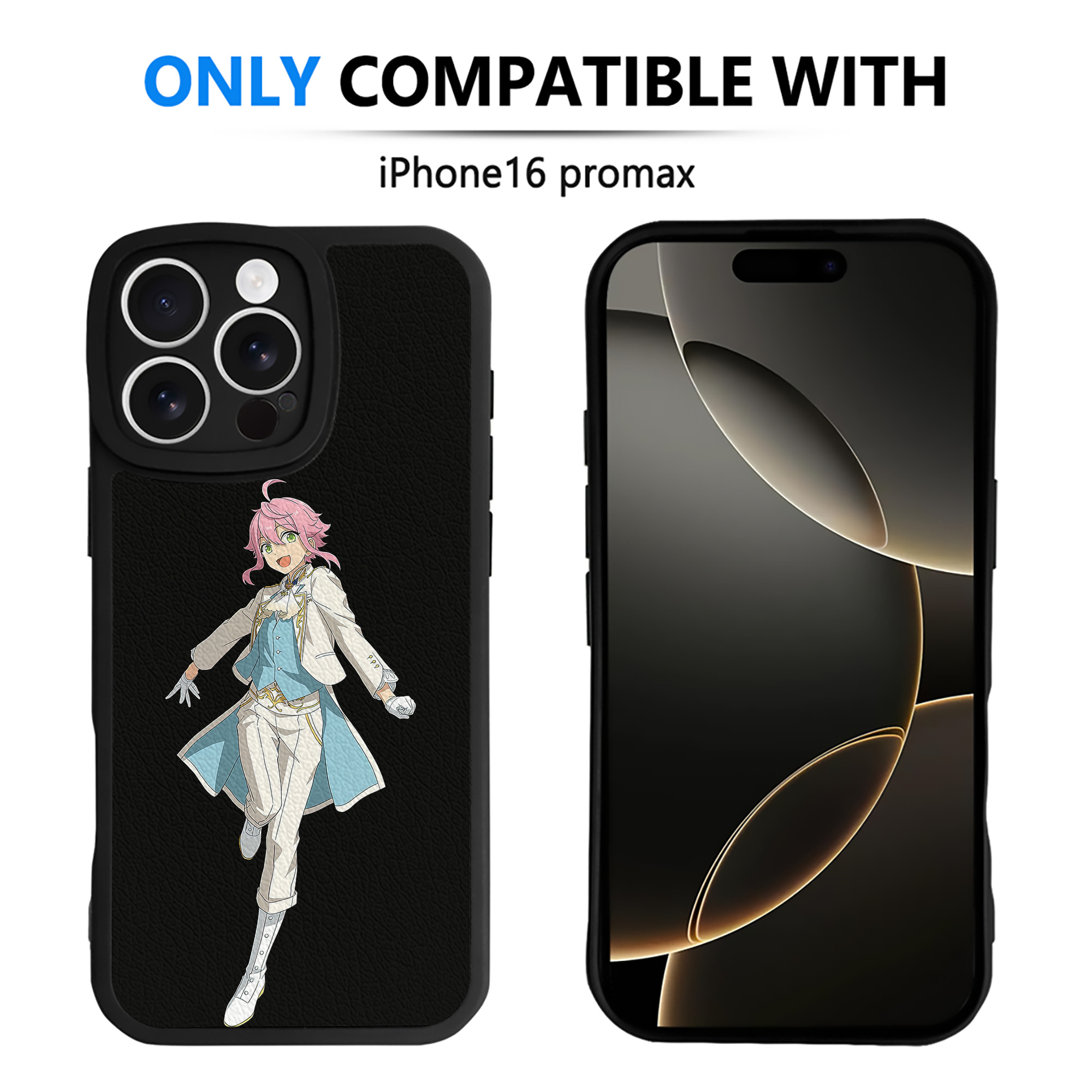 （画像用） あんさんぶるスターズ! Ensemble Stars 【iPhone 16シリーズ対応】シリコンスマホケース（レザー調） 材質：シリコン
